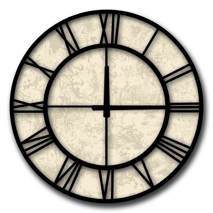 Wallity Reloj Decorativo de MDF Multicolor 50 cm Wallity Reloj Decorativo de MDF Multicolor 50 cm